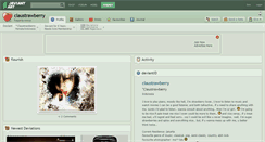 Desktop Screenshot of claustrawberry.deviantart.com