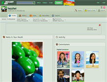 Tablet Screenshot of heyshel.deviantart.com