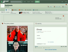 Tablet Screenshot of noshimoto.deviantart.com