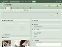 Tablet Screenshot of murzila1269.deviantart.com