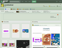 Tablet Screenshot of constitutional.deviantart.com