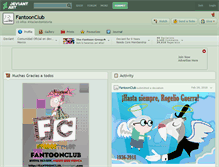 Tablet Screenshot of fantoonclub.deviantart.com