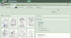 Desktop Screenshot of ellenmillion.deviantart.com