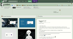 Desktop Screenshot of luxieblack.deviantart.com