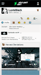 Mobile Screenshot of luxieblack.deviantart.com