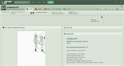 Desktop Screenshot of cristalcat101.deviantart.com