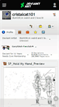 Mobile Screenshot of cristalcat101.deviantart.com