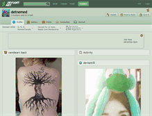 Tablet Screenshot of detnemed.deviantart.com