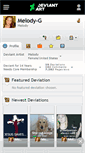 Mobile Screenshot of melody-g.deviantart.com