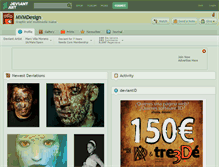 Tablet Screenshot of mvmdesign.deviantart.com