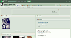 Desktop Screenshot of betterthanthis-club.deviantart.com