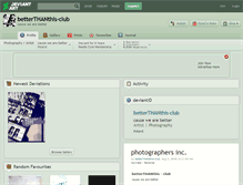 Tablet Screenshot of betterthanthis-club.deviantart.com
