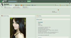 Desktop Screenshot of hauntash.deviantart.com