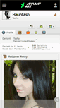 Mobile Screenshot of hauntash.deviantart.com