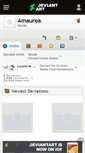 Mobile Screenshot of amaurea.deviantart.com