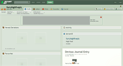 Desktop Screenshot of furryhighfiveplz.deviantart.com