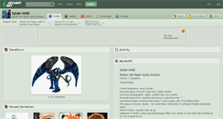 Desktop Screenshot of lunar-mist.deviantart.com