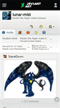 Mobile Screenshot of lunar-mist.deviantart.com