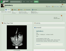 Tablet Screenshot of darksidecry.deviantart.com