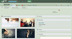 Desktop Screenshot of dyna-mike.deviantart.com