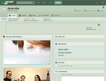 Tablet Screenshot of dyna-mike.deviantart.com