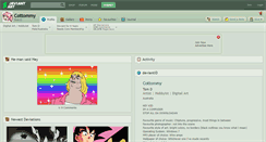 Desktop Screenshot of cottommy.deviantart.com