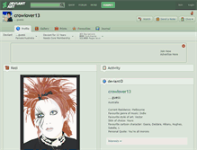 Tablet Screenshot of crowlover13.deviantart.com