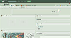 Desktop Screenshot of ganglords.deviantart.com