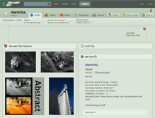 Tablet Screenshot of marenisa.deviantart.com