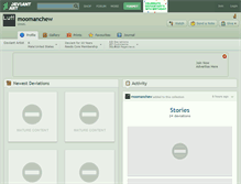 Tablet Screenshot of moomanchew.deviantart.com