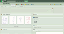 Desktop Screenshot of chiki-monkey.deviantart.com