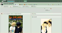 Desktop Screenshot of passionforcosplaypro.deviantart.com