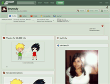 Tablet Screenshot of beyrouty.deviantart.com