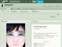 Tablet Screenshot of andikapatrya.deviantart.com