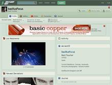 Tablet Screenshot of basiliusfocus.deviantart.com