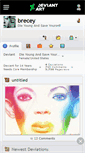 Mobile Screenshot of brecey.deviantart.com