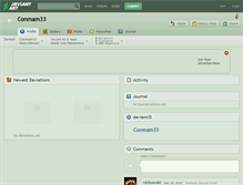 Tablet Screenshot of conmam33.deviantart.com
