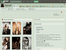 Tablet Screenshot of factory25.deviantart.com