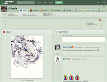 Tablet Screenshot of plutonia.deviantart.com