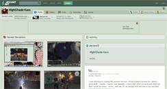 Desktop Screenshot of nightshade-kaos.deviantart.com