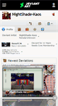 Mobile Screenshot of nightshade-kaos.deviantart.com