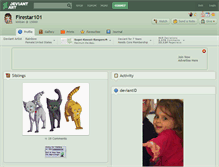 Tablet Screenshot of firestar101.deviantart.com