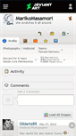 Mobile Screenshot of marikomasamori.deviantart.com