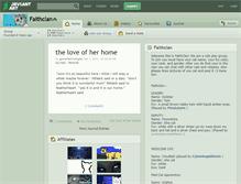 Tablet Screenshot of faithclan.deviantart.com
