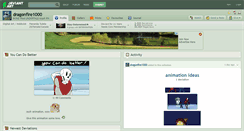 Desktop Screenshot of dragonfire1000.deviantart.com