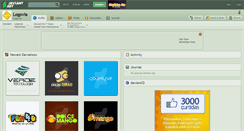 Desktop Screenshot of logovia.deviantart.com