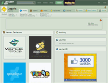 Tablet Screenshot of logovia.deviantart.com
