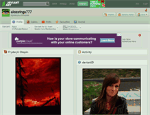 Tablet Screenshot of akszeinga777.deviantart.com