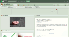 Desktop Screenshot of candychick.deviantart.com
