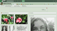 Desktop Screenshot of knight-of-khenma.deviantart.com